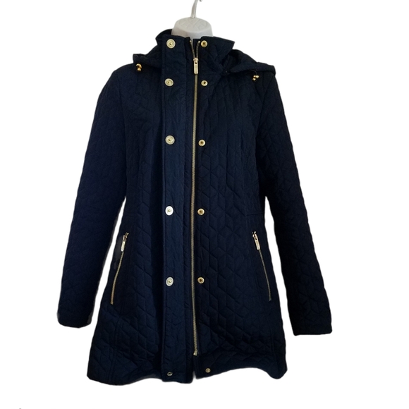 Ann Klein Women's 3/4 Quilted Coat - Picture 3 of 14